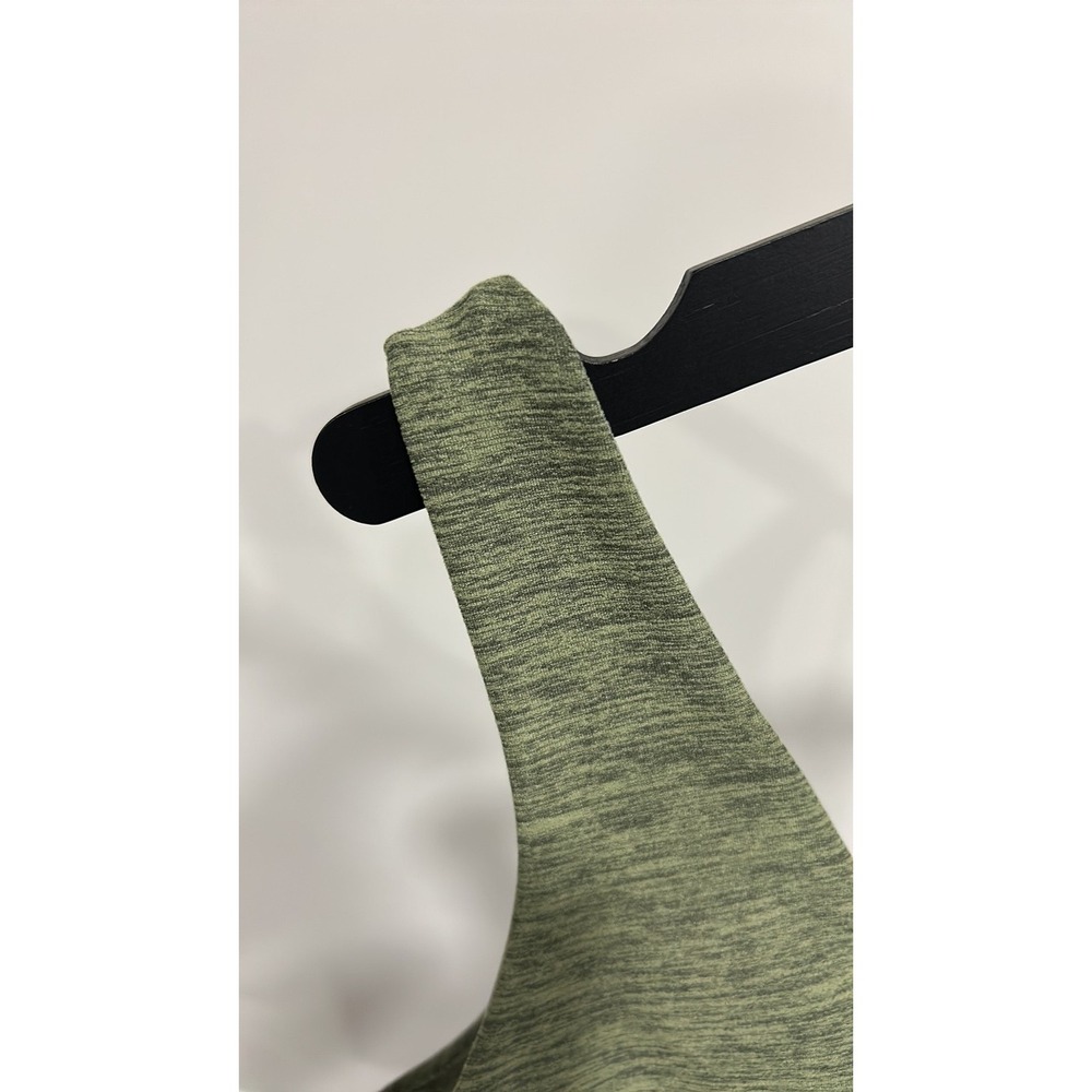 Sincerely Jules Active Olive Green Marled V-Neck Tank Top XL Athleisure - Picture 4 of 6